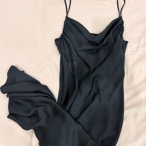 Zara Black and Cream Dress